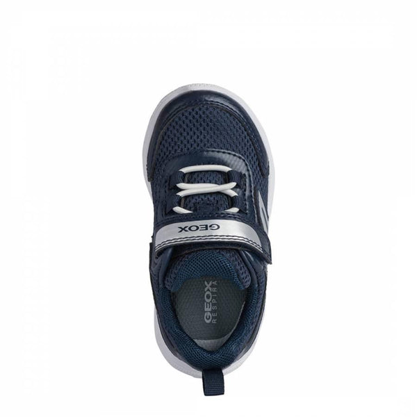 Baby Boy's Navy and Silver Sneakers