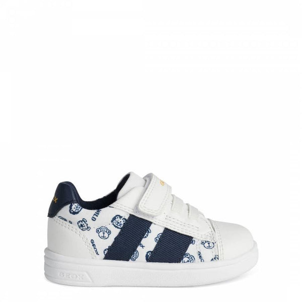 Baby Boy's Djrock White and Navy Sneakers