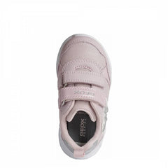 Baby Girl's Pink and Silver Bow Sprintye Sneakers