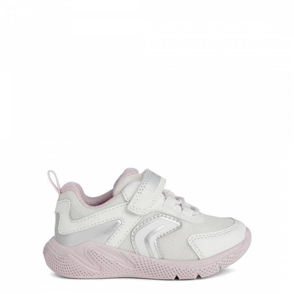 Baby Girl's White and Pink Sneakers