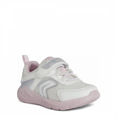 Baby Girl's White and Pink Sneakers