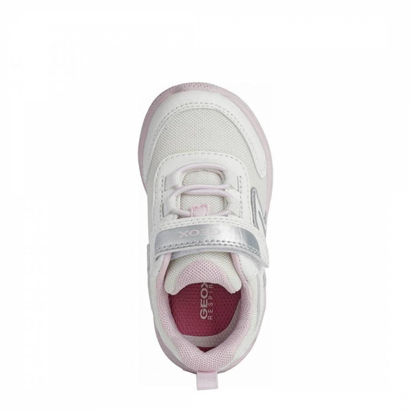 Baby Girl's White and Pink Sneakers