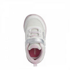 Baby Girl's White and Pink Sneakers
