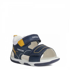 Baby Dark Navy and Ochre  Primi Passi Sandal