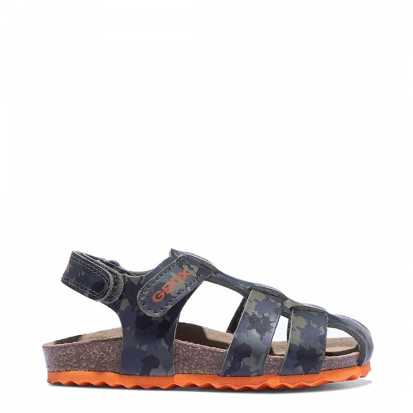 Baby Military and Orange Sandali Sandal