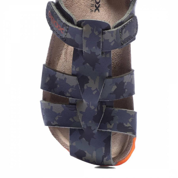 Baby Military and Orange Sandali Sandal
