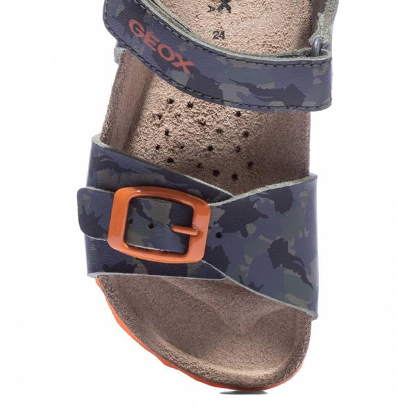 Baby Military and Orange Sandali Sandal