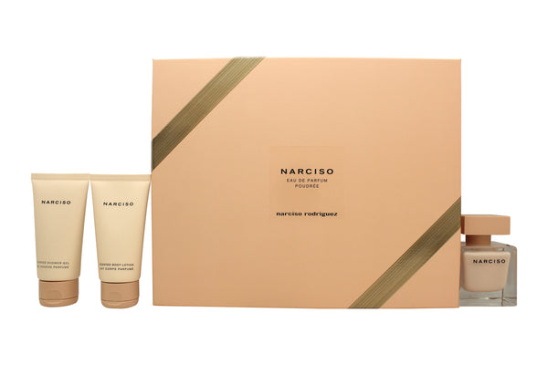 Narciso Rodriguez Narciso Poudree Gift Set 50ml EDP + 50ml Shower Gel + 50ml Body Lotion