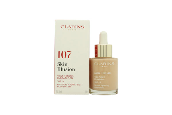 Clarins Skin Illusion Natural Radiance Foundation SPF15 30ml - 107 Beige