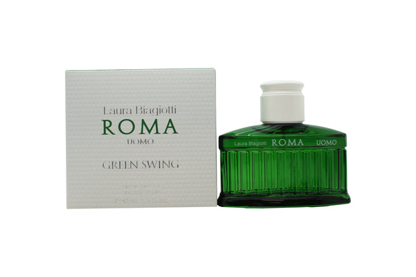Laura Biagiotti Roma Uomo Green Swing Eau de Toilette 40ml Spray - Angelify Beauty