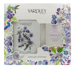 Yardley English Lavender Gift Set 200g Perfumed Talc + 100g Fragranced Soap - Angelify Beauty