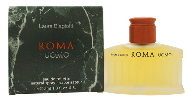 Laura Biagiotti Roma Uomo Eau de Toilette 40ml Spray - Angelify Beauty