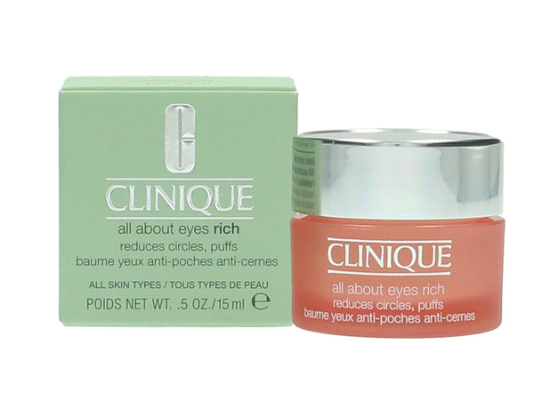 Clinique All About Eyes Rich Eye Cream 15ml - Angelify Beauty