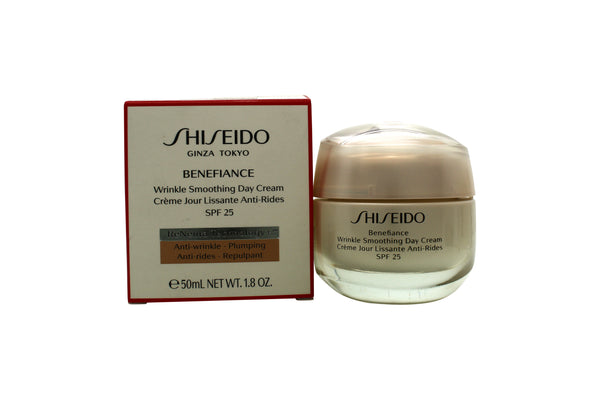 Shiseido Benefiance Wrinkle Smoothing Day Cream SPF25 50ml - Angelify Beauty