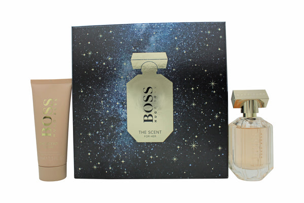 Hugo Boss The Scent for Her Gift Set 50ml EDP + 100ml Body Lotion - Angelify Beauty