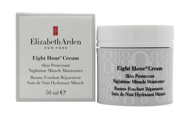 Elizabeth Arden Eight Hour Cream Skin Protectant Nighttime Miracle Moisturiser 50ml - Angelify Beauty