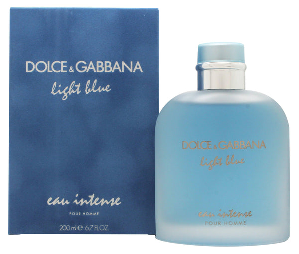 Dolce & Gabbana Light Blue Eau Intense Pour Homme Eau de Parfum 200ml Spray - Angelify Beauty