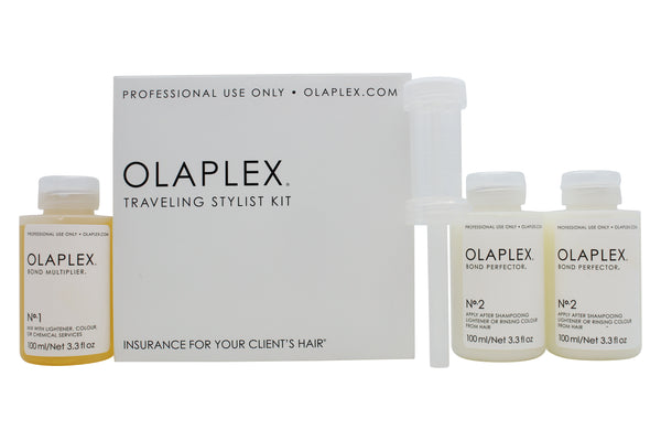 Olaplex Traveling Stylist Kit Gift Set 100ml Bond Multiplier + 2 x 100ml Bond Perfector