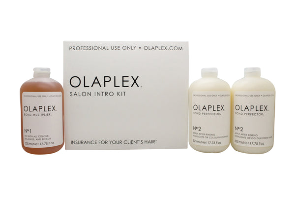 Olaplex Gift Set 525ml Bond Multiplier No.1 + 2 x 525ml Bond Perfector No.2 + Applicator - Angelify Beauty