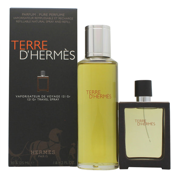 Hermès Terre d'Hermès Gift Set 30ml EDP Spray + 125ml EDP Refill - Angelify Beauty
