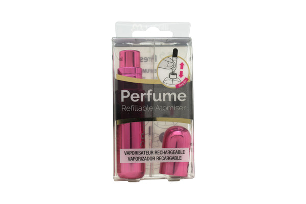 Pressit Refillable Perfume Spray Bottle 4ml - Hot Pink