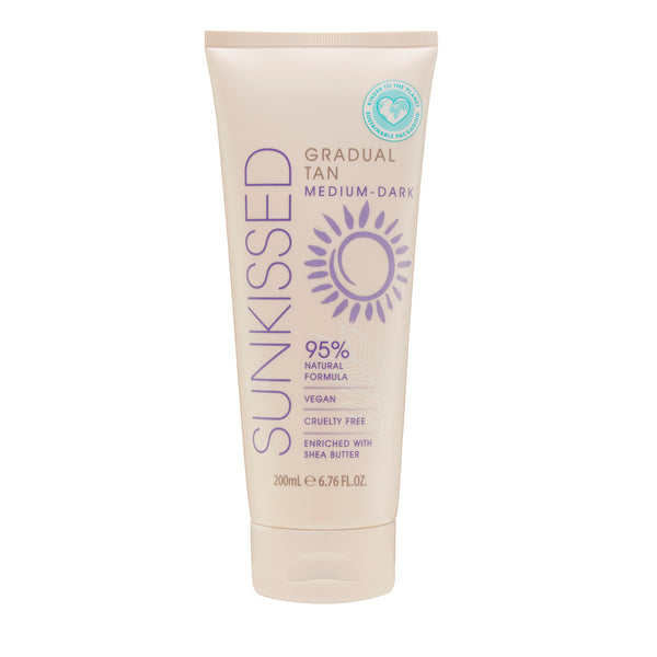 Sunkissed 95 Percent Natural Gradual Tan 200ml - Medium Dark - Angelify Beauty