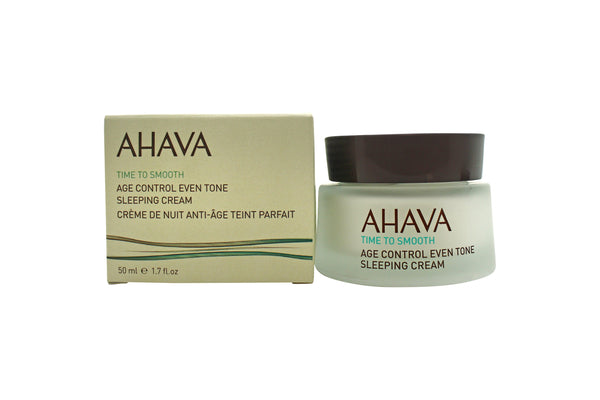 Ahava Time To Smooth Age Control Even Tone Sleeping Cream 50ml - Angelify Beauty