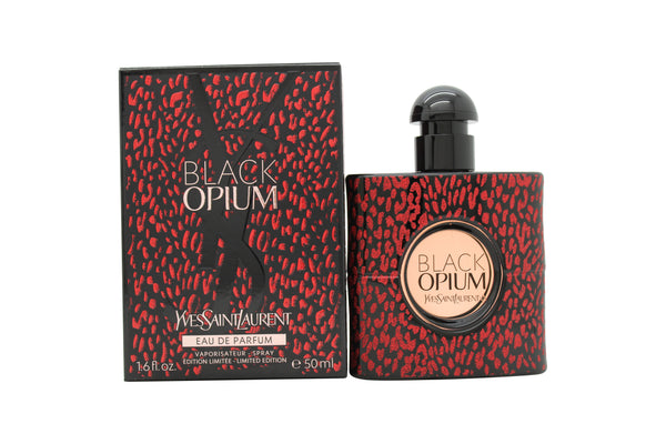 Yves Saint Laurent Black Opium Eau de Parfum 50ml Spray - Baby Cat Collector Edition - Angelify Beauty