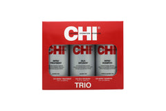 CHI Infra Trio Gift Set 355ml Infra Shampoo + 355ml Infra Treatment + 355ml Silk Infusion - Angelify Beauty