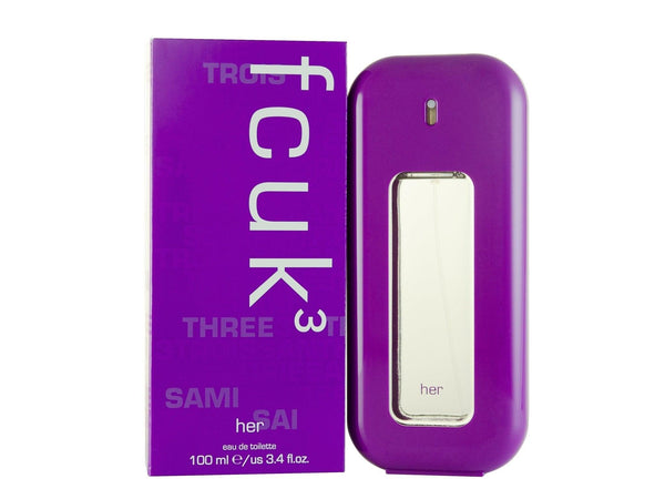 FCUK FCUK 3 Eau de Toilette 100ml Spray - Angelify Beauty