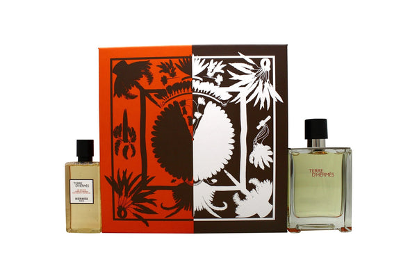 Hermès Terre d'Hermès Gift Set 100ml EDT + 80ml Shower Gel - Angelify Beauty