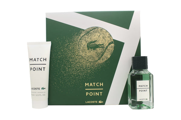 Lacoste Match Point Gift Set 50ml EDT + 75ml Shower Gel - Angelify Beauty