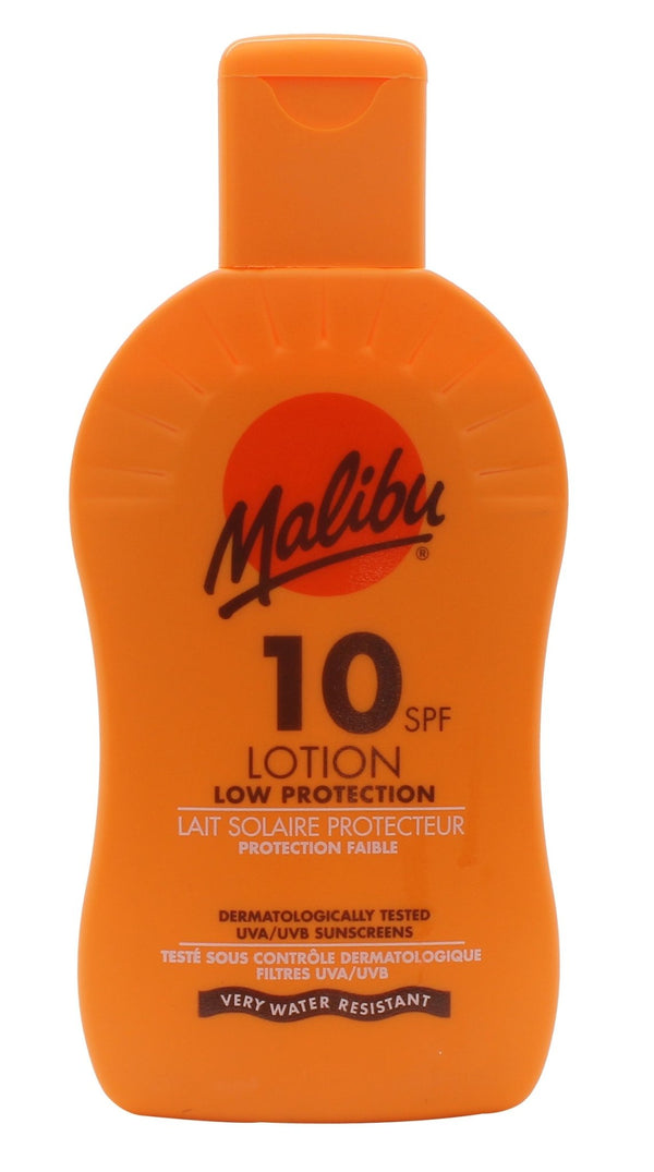 Malibu Sun Lotion SPF10 Low Protection 200ml Lotion - Angelify Beauty