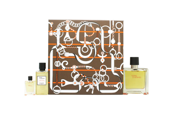 Hermès Terre d'Hermès Gift Set 75ml EDP + 40ml Shower Gel + 5ml EDP